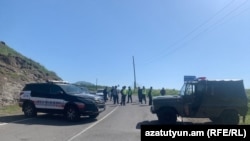 Իրավապահները թակել էին Բաղանիս-Ոսկեպար ճանապարհը, 23-ը ապրիլի, 2024թ.