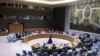 The UN Security Council discusses the humanitarian situation in Nagorno Karabakh, New York, August 16, 2023.