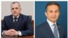 Մարտի 1-ի բանակցություններին մասնակցած՝ Արցախի Անվտանգության խորհրդի քարտուղար Սամվել Շահրամանյան և Ադրբեջանի խորհրդարանի պատգամավոր Ռամին Մամեդով, արխիվ