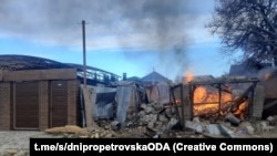 Наслідки російських обстрілів Нікопольщини, архівне фото