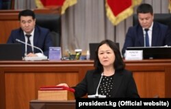 Kyrgyz Environment Minister Dinara Kutmanova