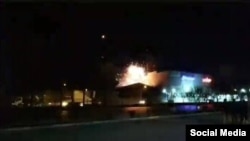 Исфахандагы аскердик заводдо болгон жарылуу.