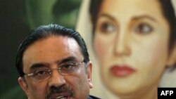 آصف علی زرداری، رهبر حزب مردم پاکستان و رییس جمهوری جدید پاکستان. (عکس: AFP)