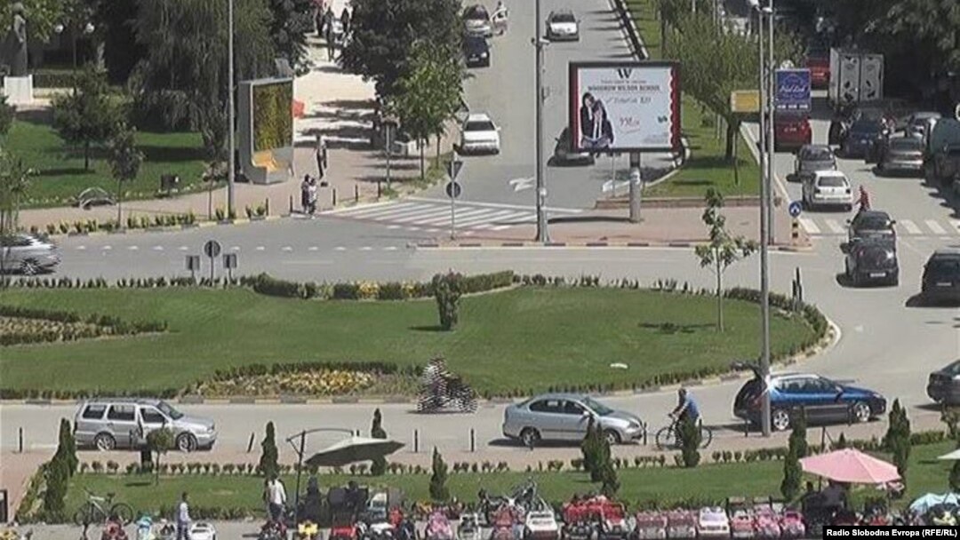 Поглед на центарот на Тетово. 