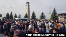 Магаста митинг