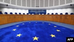 Зала Європейського суду з прав людини, де розглядається справа «Україна проти Росії» щодо обвинувачення до російської сторони у порушенні Європейської конвенції прав людини в окупованому Криму