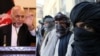 ارشیف، افغان ولسمشر محمد اشرف غني او د طالبانو د ځينو غړو یو انځور