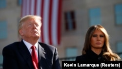 Дональд і Мэланія Трамп. Архіўнае фота