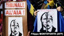 Дэманстрацыя ў Рыме, 24 лютага
