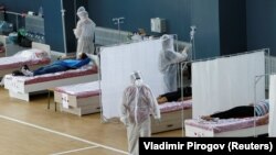 Бишкектеги күндүзгү стационарлардын биринде тартылган сүрөт. 16-июль, 2020-жыл.