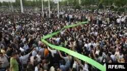 گوشه‌ای از راهپیمایی مسالمت‌آمیز ۲۵ خرداد در تهران