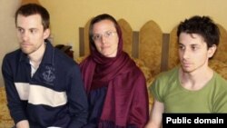  شین باور، سارا شورد و جاشوا فتال سه شهروند آمریکایی که در ایران زندانی هستند.