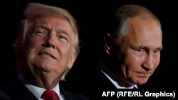 Президент США Дональд Трамп та президент Росії Володимир Путін