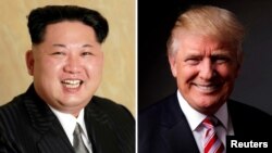 Кім Чен Ин та Дональд Трамп