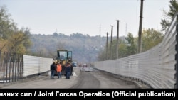 Підготовка КПВВ «Щастя» в Луганській області, 19 жовтня 2020 року
