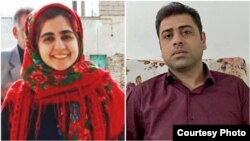 سپیده قُلیان (چپ) و اسماعیل بخشی