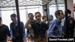 Обвиняемые по делу «Сети» в суде на оглашении приговора по их делу. Пенза (Россия), 10 февраля 2020 года.