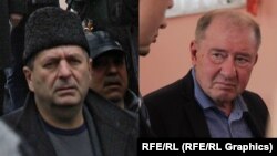 Лидеры крымских татар Ахтем Чийгоз (слева) и Ильми Умеров (справа) 